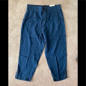 Soft surroundings comfy soft denim pants
